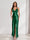 Sheath/Column Straps V-Neck Pleated Long Bridesmaid Dresses with Split Side
