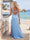 Sheath/Column Spaghetti Straps Sweetheart Long Bridesmaid Dresses with Split Side