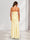 Sheath/Column Halter Keyhole Ruched Long Bridesmaid Dresses with Split Side