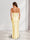Sheath/Column Sweetheart Keyhole Long Bridesmaid Dresses with Belt