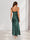Sheath/Column Straps V-Neck Ankle-Length Fitted Long Wedding Guest Dresses