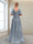 A-Line V-Neck Half Sleeves Mother of the Bride Dresses with Appliques