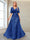 A-Line V-Neck Half Sleeves Mother of the Bride Dresses with Appliques