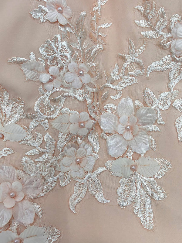 A-Line/Princess Square Neck Short Sleeves Pleated Wedding Guest Dresses with Appliques