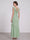 Sheath/Column Cowl Neck Sleeveless Ruffle Floor-Length Maxi Dresses Long Bridesmaid Dresses