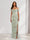 Sheath/Column Off-the-Shoulder Printed Floral Bridesmaid Dresses with Split Side