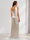 Sheath/Column Halter Maxi Dresses Long Bridesmaid Dresses with Neck Scarf