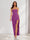 Sheath/Column Strapless Ruffle Slit Maxi Dresses Long Bridesmaid Dresses
