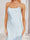 Sheath/Column Spaghetti Straps Fitted Maxi Dresses Long Bridesmaid Dresses with Chiffon Hem