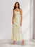Sheath/Column One-Shoulder Ruffle Maxi Dresses Long Bridesmaid Dresses