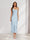 Sheath/Column One-Shoulder Ruffle Maxi Dresses Long Bridesmaid Dresses