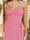 Sheath/Column Straps Asymmetrical Ruffle Maxi Dress Long Prom Dresses with Sash