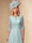 A-Line/Princess Illusion V-Neck Sequin Bodice Asymmetrical Mother of the Bride Dresses