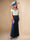 Trumpet/Mermaid Off-the-Shoulder Beaded Maxi Dress Mother of the Bride Dresses