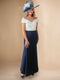 Trumpet/Mermaid Off-the-Shoulder Beaded Maxi Dress Mother of the Bride Dresses