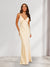 Sheath/Column Spaghetti Straps Floor-Length Minimalist Bridesmaid Dresses