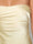 Sheath/Column Strapless Sleeveless Bridesmaid Dresses with Split Side & Ruffles
