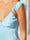 Sheath/Column V-Neck Ruched Bridesmaid Dresses with Split Side & Lace