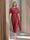 Sheath/Column Boat Neck Short Sleeves Wedding Guest Dresses with Sash
