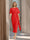 Sheath/Column Boat Neck Short Sleeves Wedding Guest Dresses with Sash