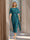 Sheath/Column Boat Neck Short Sleeves Wedding Guest Dresses with Sash