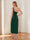 Sheath/Column One-Shoulder Ankle-Length Pleated Mother of the Bride Dresses with Split Side