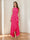 Trumpet/Mermaid Crew Neck High Low Ruched Mother of the Bride Dresses with Ruffles