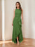 Trumpet/Mermaid Crew Neck High Low Ruched Mother of the Bride Dresses with Ruffles