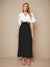 A-Line/Princess Vintage V-Neck Pleated Mother of the Bride Dresses with Appliques