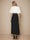 A-Line/Princess Vintage V-Neck Pleated Mother of the Bride Dresses with Appliques