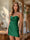 Sheath/Column Sweetheart Keyhole Lace-Up Pleated Party Dresses Short Homecoming Dresses
