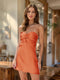 Sheath/Column Sweetheart Keyhole Lace-Up Pleated Party Dresses Short Homecoming Dresses