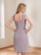 Sheath/Column Square Neck Ruched 2 Pieces Wedding Guest Dresses with Jacket