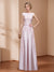 A-Line/Princess Boat Neck Sleeveless Long Mother of the Bride Dresses with Appliques