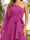 A-Line/Princess One-Shoulder Asymmetrical Chiffon Wedding Guest Dresses with Ruffles
