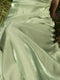 A-Line/Princess Chic Spaghetti Straps Floor-Length Ruched Maxi Wedding Guest Dresses