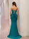 Trumpet/Mermaid Sweetheart Beading Sequins Long Prom Dresses with Split Side