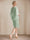 Sheath/Column Scoop Knee-Length Mother of the Bride Dresses with Ruffles & Appliques