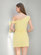 Sheath/Column Off-the-Shoulder Ruched Short Homecoming Dresses with Ribbon