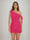 Sheath/Column Off-the-Shoulder Ruched Short Homecoming Dresses with Ribbon