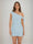 Sheath/Column Off-the-Shoulder Ruched Short Homecoming Dresses with Ribbon