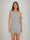 Sheath/Column Off-the-Shoulder Ruched Short Homecoming Dresses with Ribbon