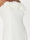 Sheath/Column Strapless Rose Mini Dresses Short Homecoming Dresses