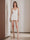 Sheath/Column Spaghetti Straps Sleeveless Short Homecoming Dresses with Bowknot
