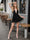 A-Line/Princess V-Neck Short/Mini Sequined Homecoming Dresses with Tassels