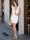 Sheath/Column V-Neck Sleeveless Short Ruched Sexy Homecoming Dresses with Bow