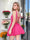 A-Line/Princess Square Neck Sleeveless Short Pleated Homecoming Dresses