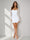 Sheath/Column Sweetheart Long Sleeves Short Ruched Homecoming Dresses