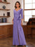 Chiffon V-Neck 3/4 Sleeveless Ruched Mother of the Bride Pantsuits with Sash