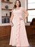 A-Line/Princess Sweetheart Short Sleeves Plus Size Mother of the Bride Dresses with Appliques & Ruffles
